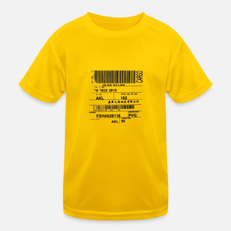 Barcode Kinder Funktions-T-Shirt