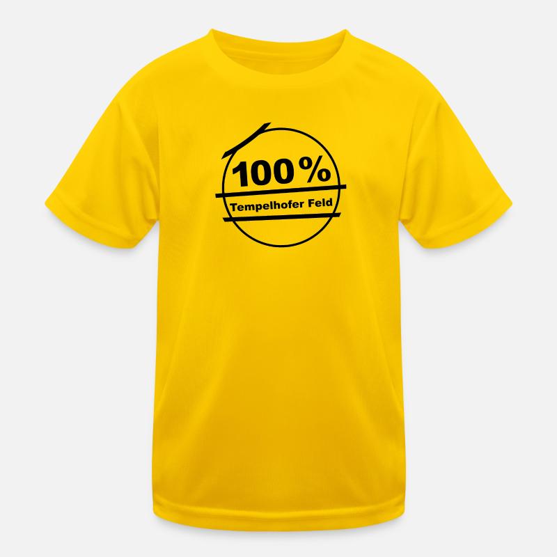 100 Tempelhofer Feld Kinder Funktions-T-Shirt