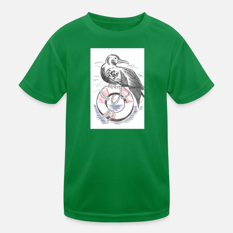 Möwe Kinder Funktions-T-Shirt