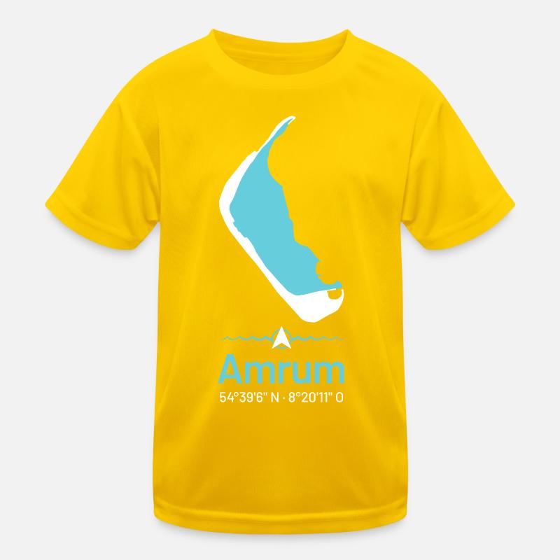 Amrum | Design map Kids Functional T-Shirt