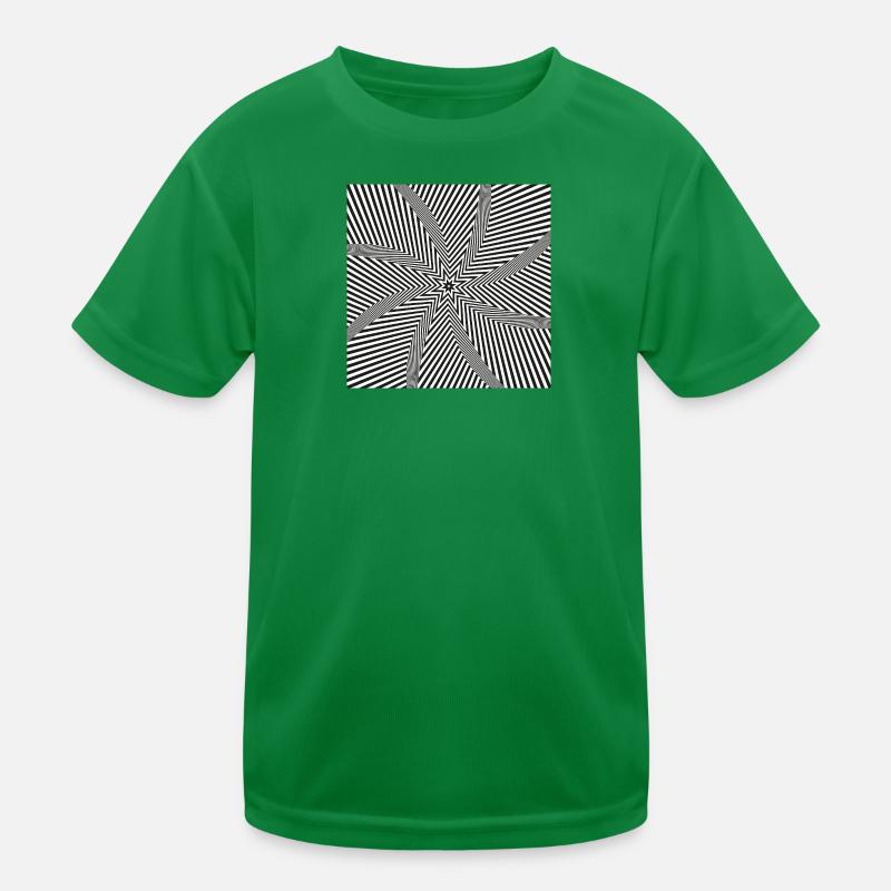 Starburst optisches Labyrinth Kinder Funktions-T-Shirt