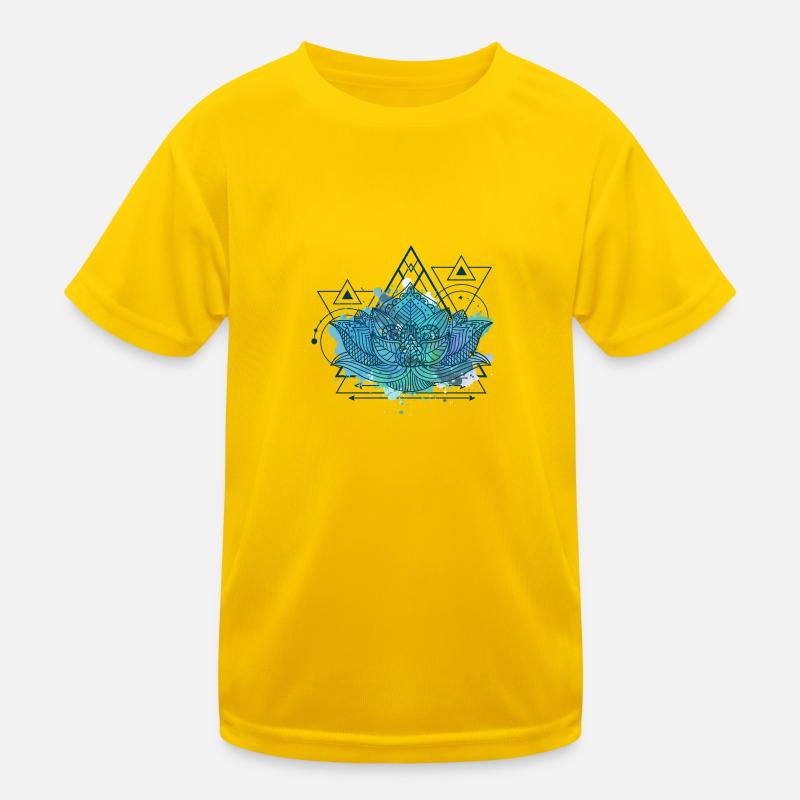 Triangle Lotus T-shirt sport Enfant