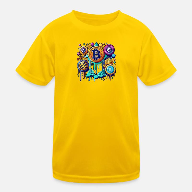 Crypto Kinder Funktions-T-Shirt