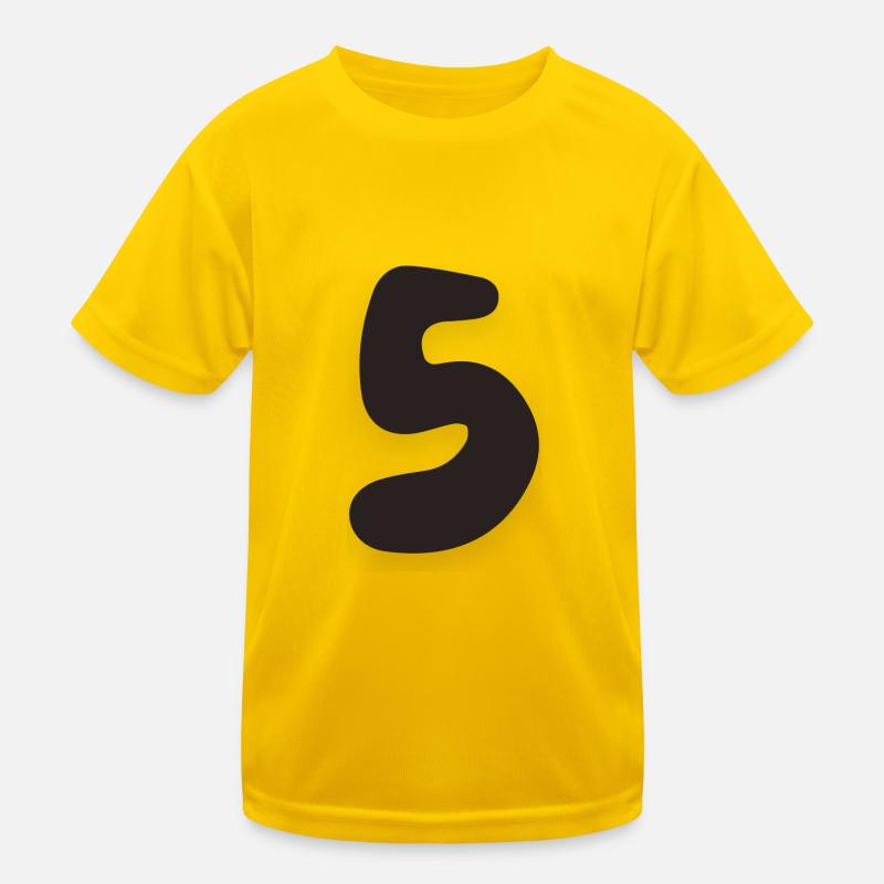 5 Kinder Funktions-T-Shirt