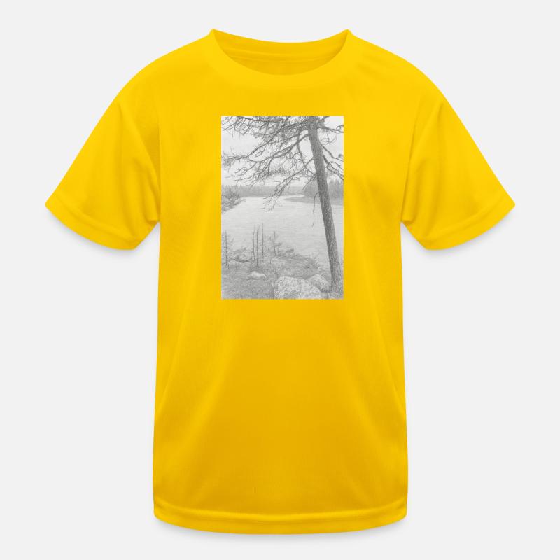 Natur Kinder Funktions-T-Shirt