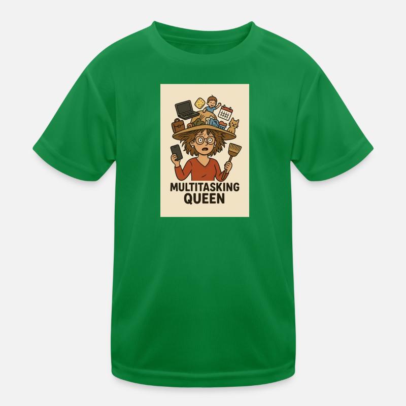 Multitasking Queen Kinder Funktions-T-Shirt