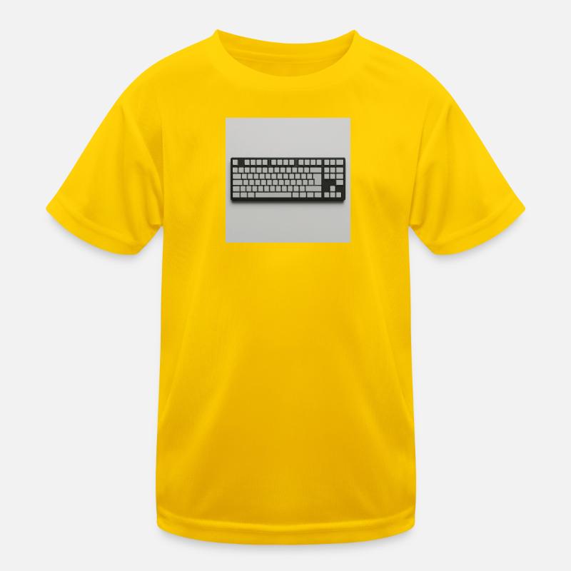 Minimalist Keyboard Kids Functional T-Shirt