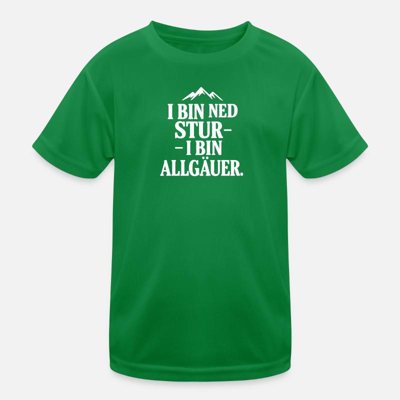 Fierté du dialecte de l’Allgäu T-shirt sport Enfant