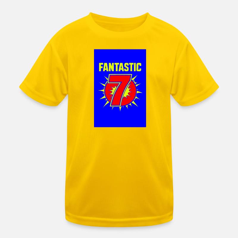 Fantastic 7 Retro Burst Kids Functional T-Shirt