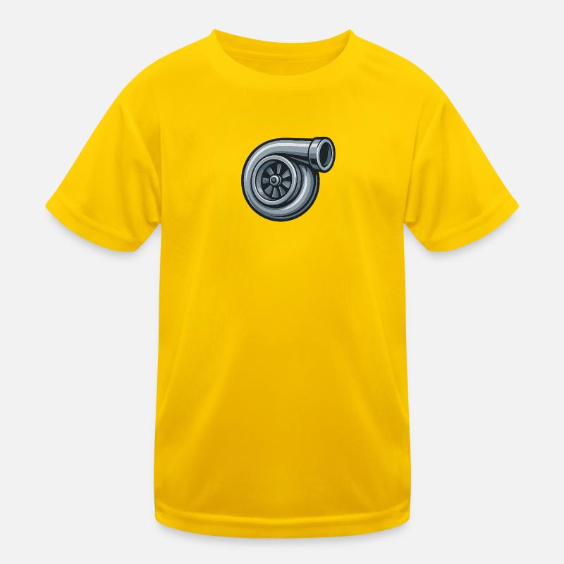 Mechanical Graphics Turbo Kids Functional T-Shirt