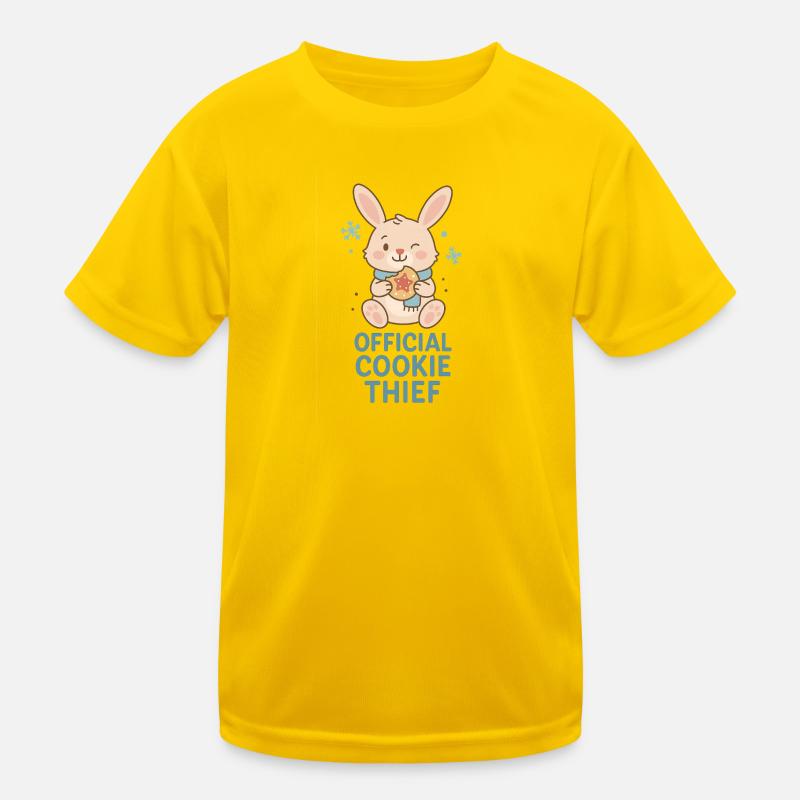 Voleur de biscuits officiel - Lapin de Noël T-shirt sport Enfant
