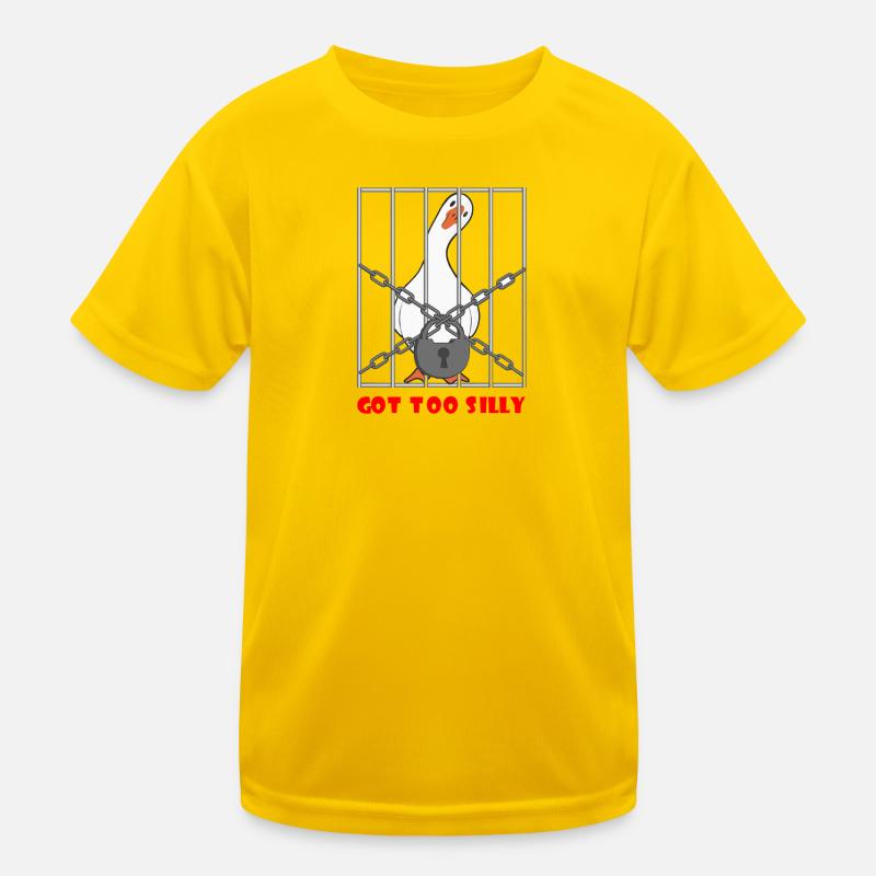 Goose – Wurde zu albern Kinder Funktions-T-Shirt