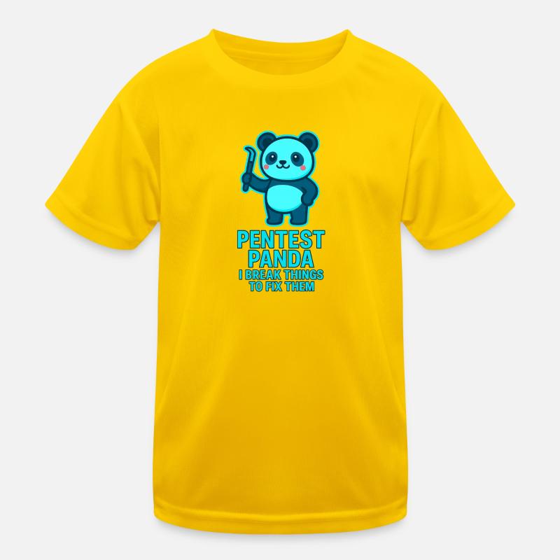 Pentest Panda: Fehler fixen Kinder Funktions-T-Shirt