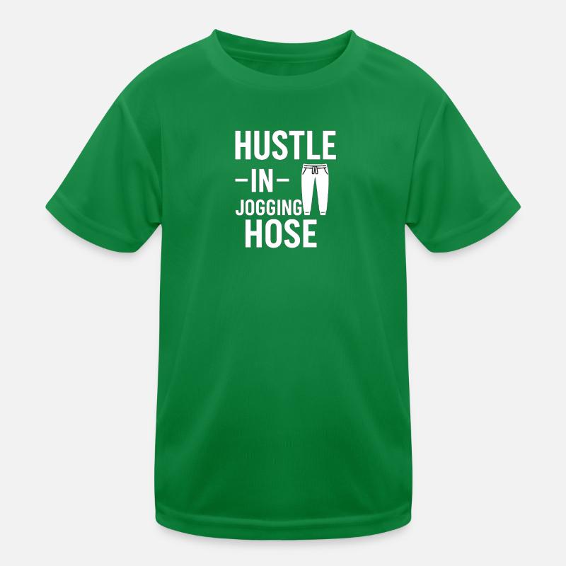 Hustle in sweatpants Kids Functional T-Shirt