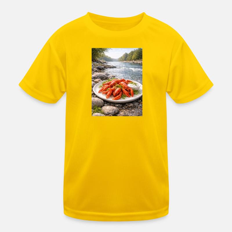 Écrevisses sur les Donets T-shirt sport Enfant