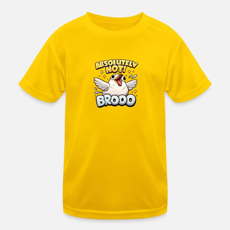 White Bird Meme Kids Functional T-Shirt