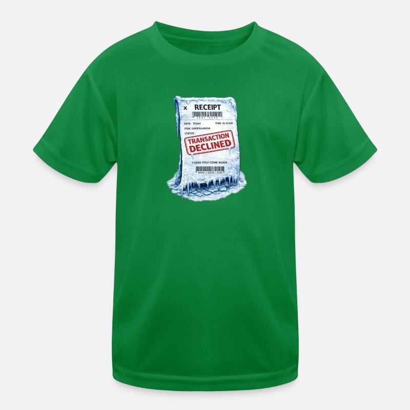 Frozen Receipt: Declined Transaction Kids Functional T-Shirt