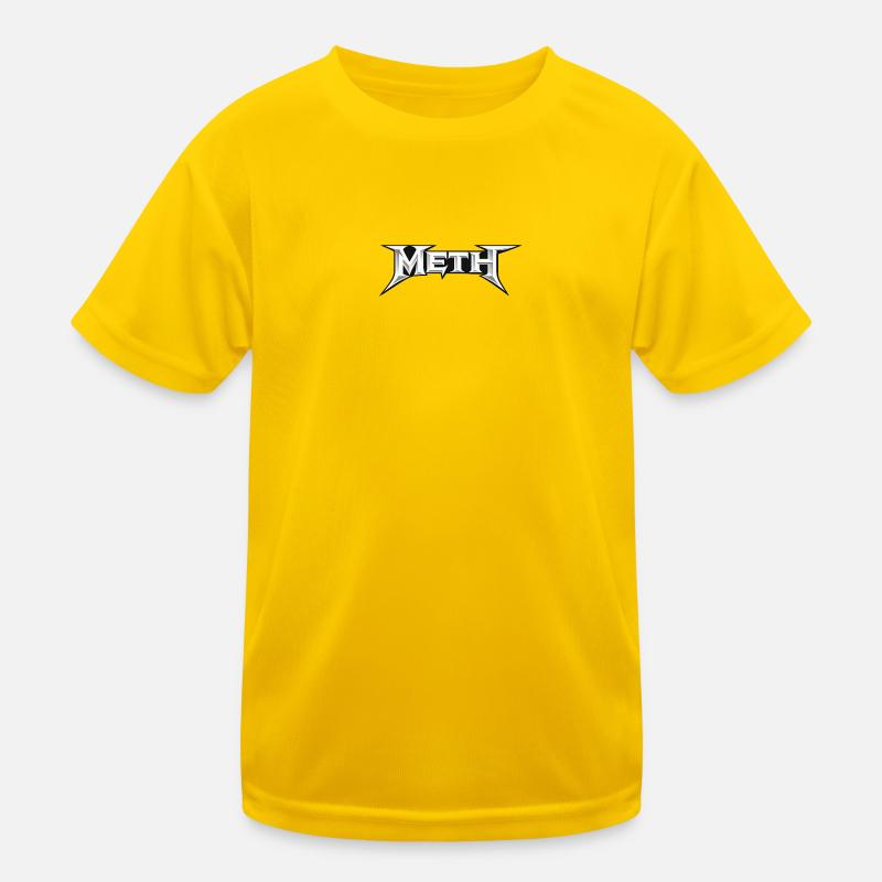 « Meth » - Parodie de design métallique T-shirt sport Enfant