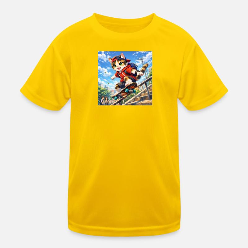 CatSkate T-shirt sport Enfant