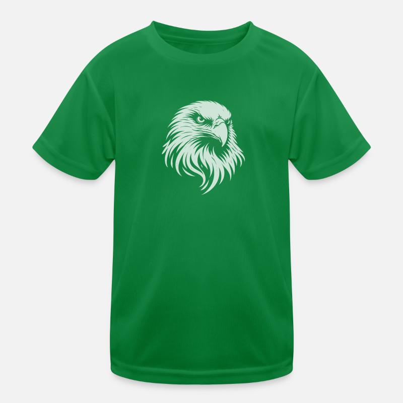 Eagle Head – Conception minimale d’art lineal T-shirt sport Enfant