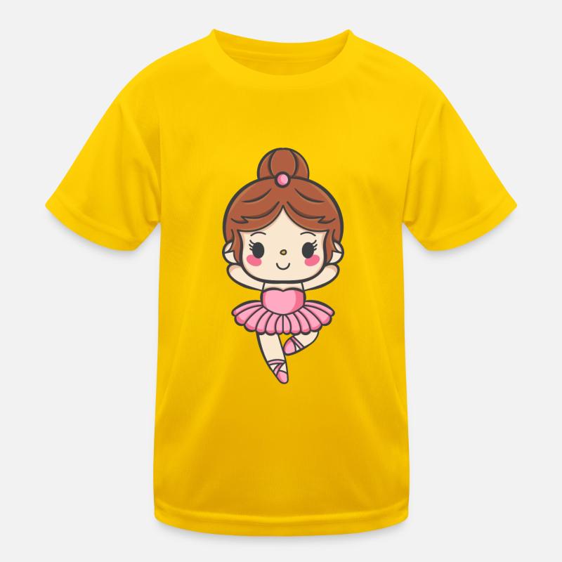 Classical ballet flat, kawaii design Kids Functional T-Shirt
