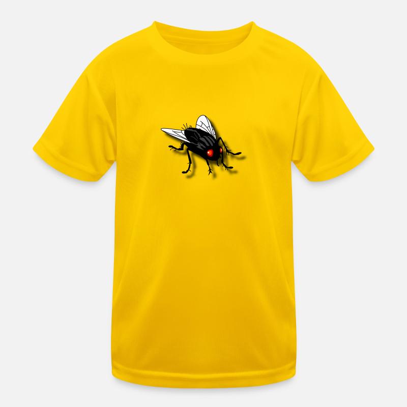 witzige Fliege Kinder Funktions-T-Shirt
