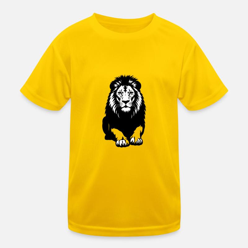 Löwe Kinder Funktions-T-Shirt