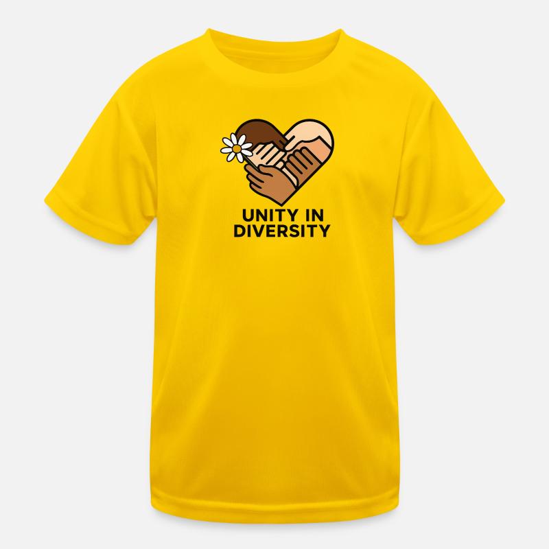 Unity in Diversity Kinder Funktions-T-Shirt