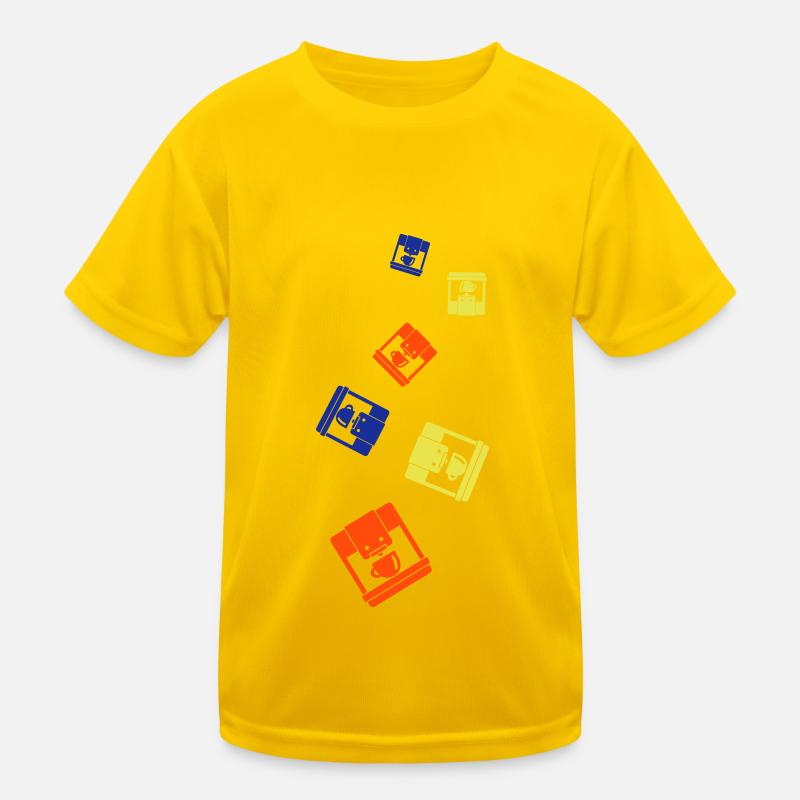 Symbole de machine à café T-shirt sport Enfant
