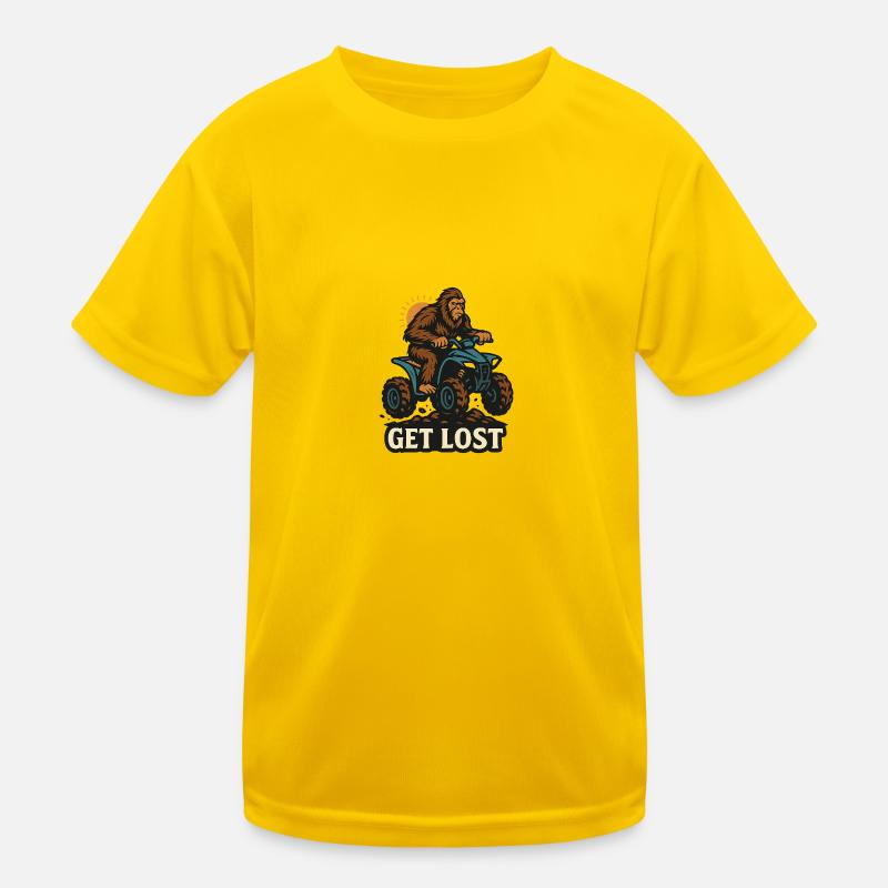 Get Lost Sasquatch Kids Functional T-Shirt