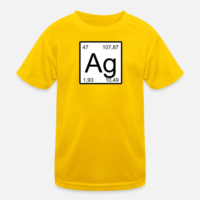 Symbole de période Ag Pression minimale T-shirt sport Enfant