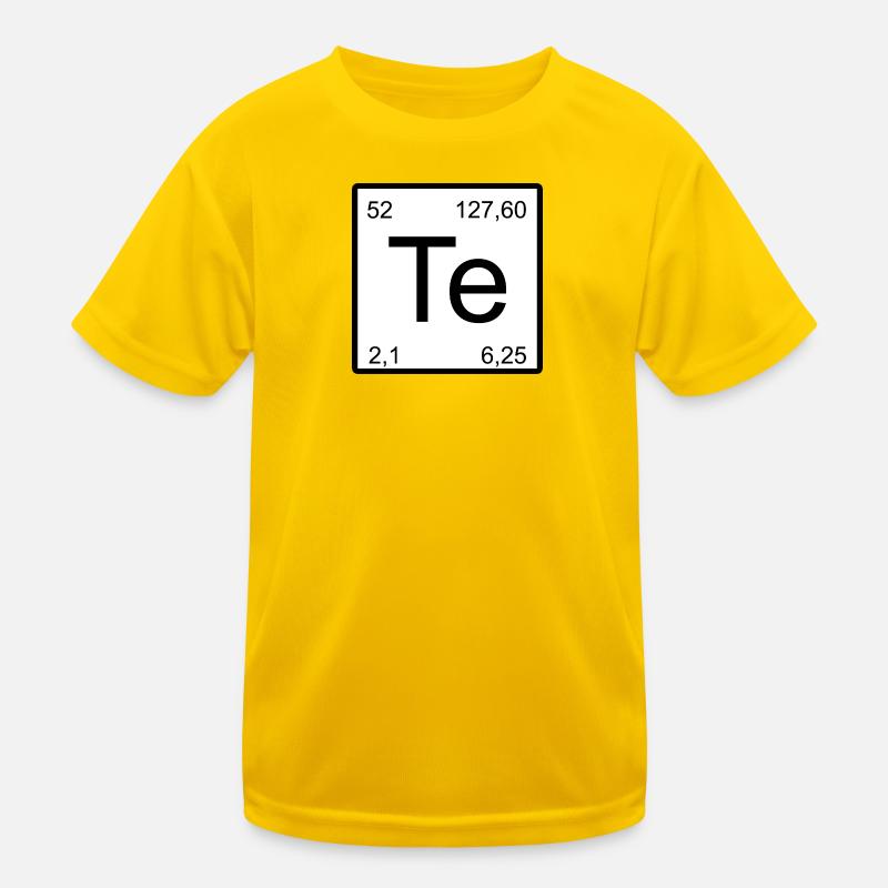 Te Element Minimal Typography Kids Functional T-Shirt