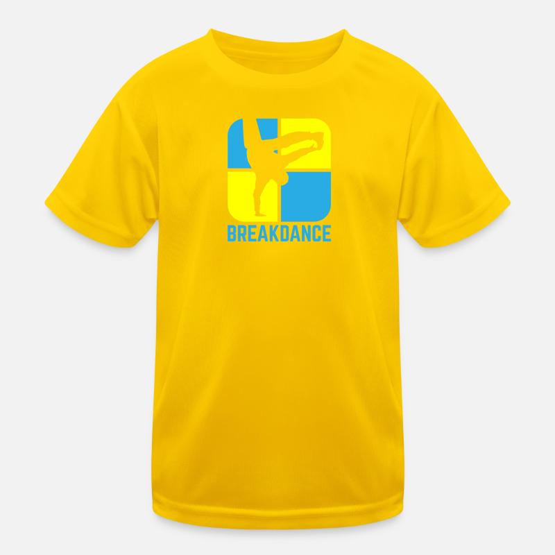 Breakdancing Kids Functional T-Shirt
