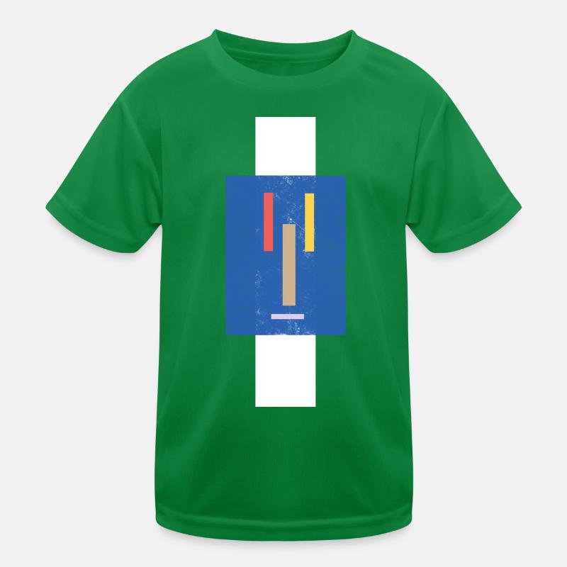 Visage abstrait sur un pull T-shirt sport Enfant