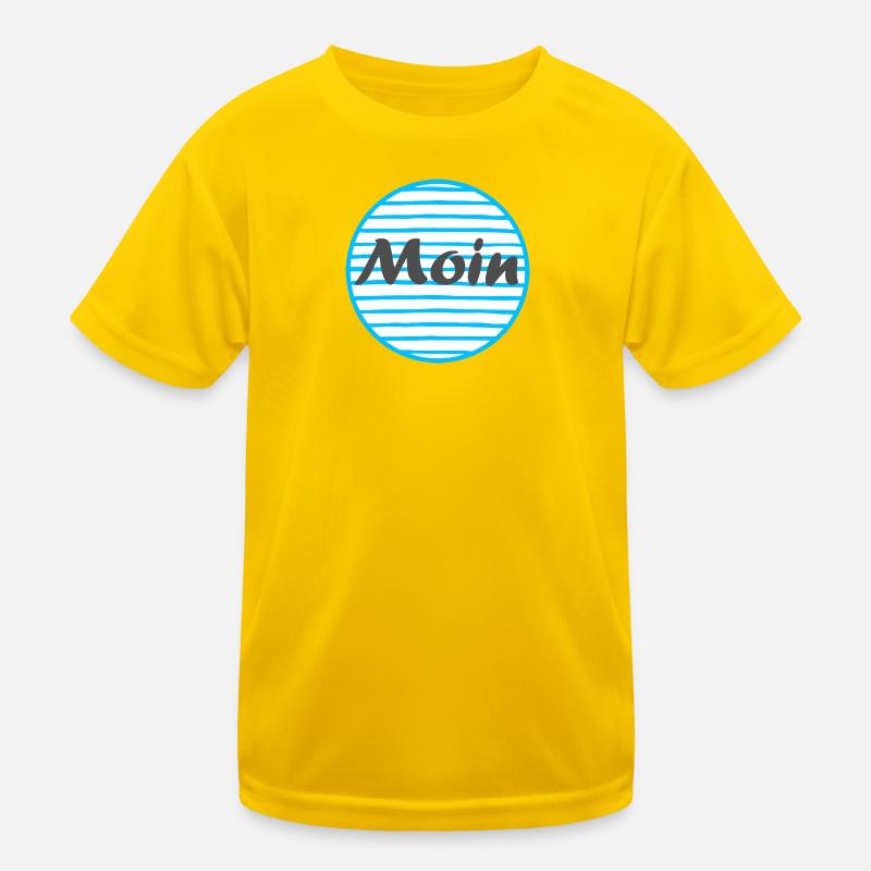 Moin - Greetings from Northern Germany Kids Functional T-Shirt