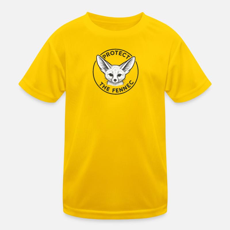 Schützen Sie den Fennec Kinder Funktions-T-Shirt
