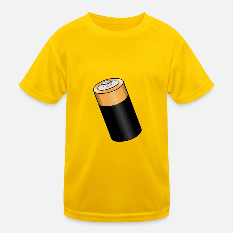 Batterie. Geschenkidee Kinder Funktions-T-Shirt