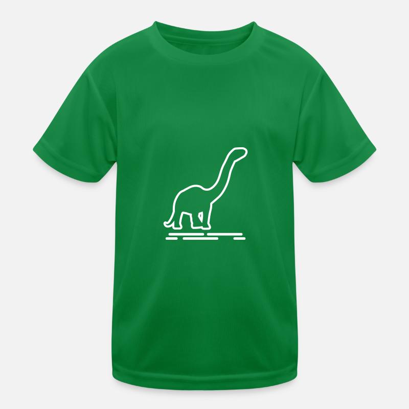 Brontosaurus Dino Gift Kids Functional T-Shirt