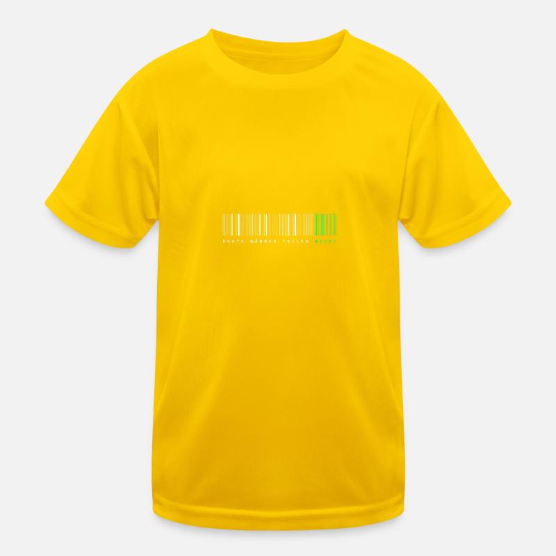 Echte Männer teilen nicht, zweideutiger Spruch Kinder Funktions-T-Shirt