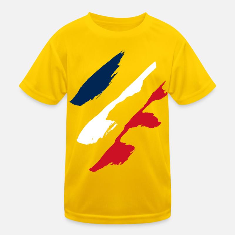 Frankreich Flagge Kinder Funktions-T-Shirt