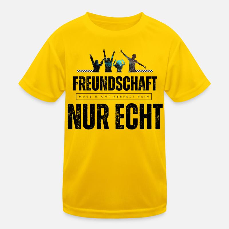 Beste Freunde FREUND Kumpel Kumpels Kinder Funktions-T-Shirt