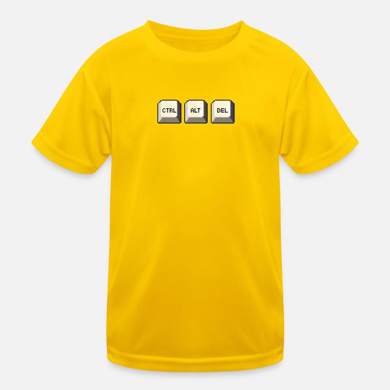 Ctrl Alt Del Kids Functional T-Shirt