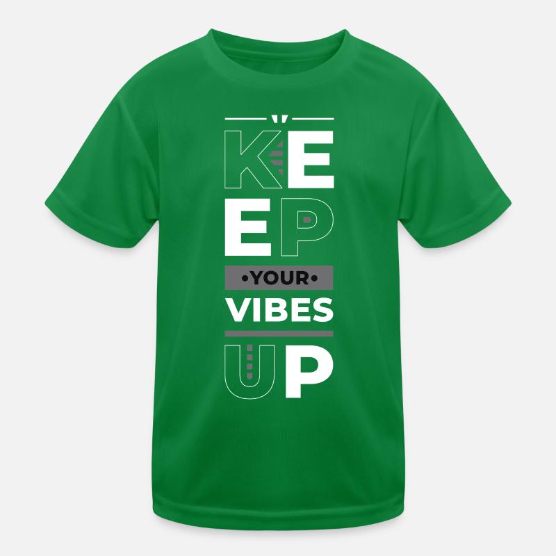 Conception typographique motivante vibrante T-shirt sport Enfant