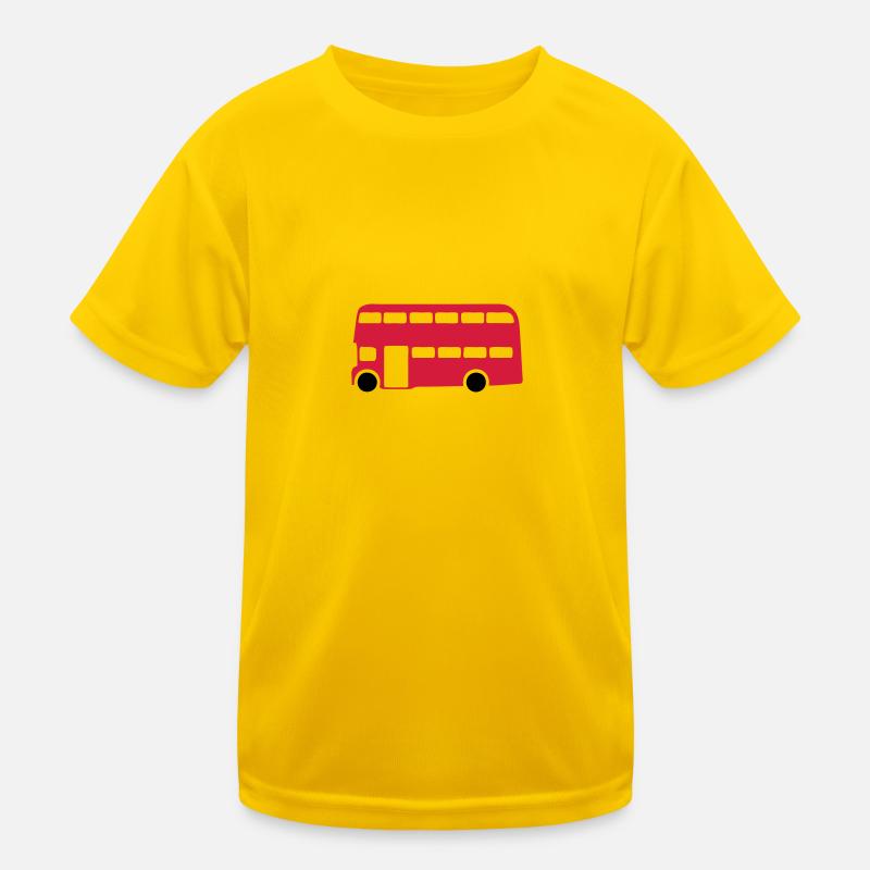 Englisch Englisch-Bus 1 Kinder Funktions-T-Shirt