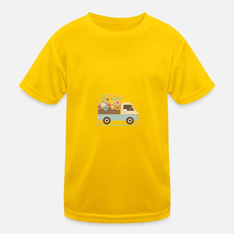 Ramasser une fleur 1 T-shirt sport Enfant