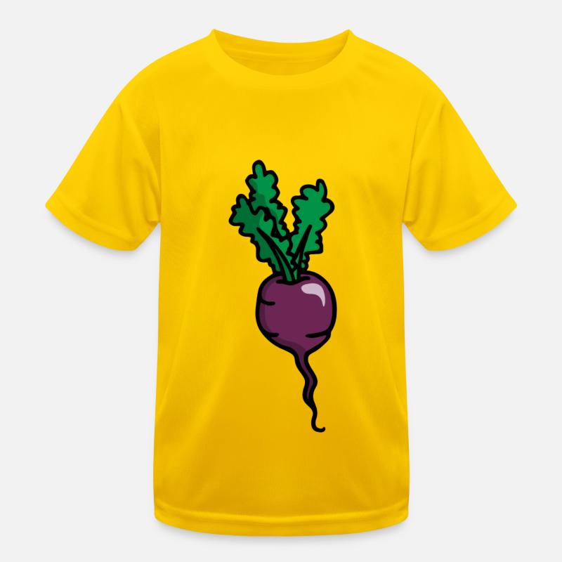 Radieschen Rote Beete Radish beetroot betterave Kinder Funktions-T-Shirt