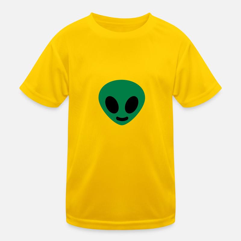 Alien head Kids Functional T-Shirt
