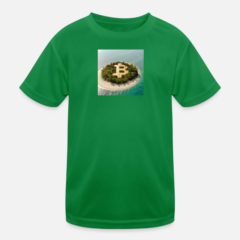 Symbole Bitcoin T-shirt sport Enfant
