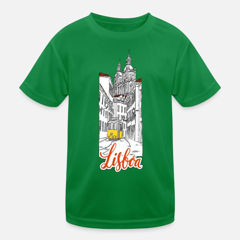 Lissabon Kinder Funktions-T-Shirt