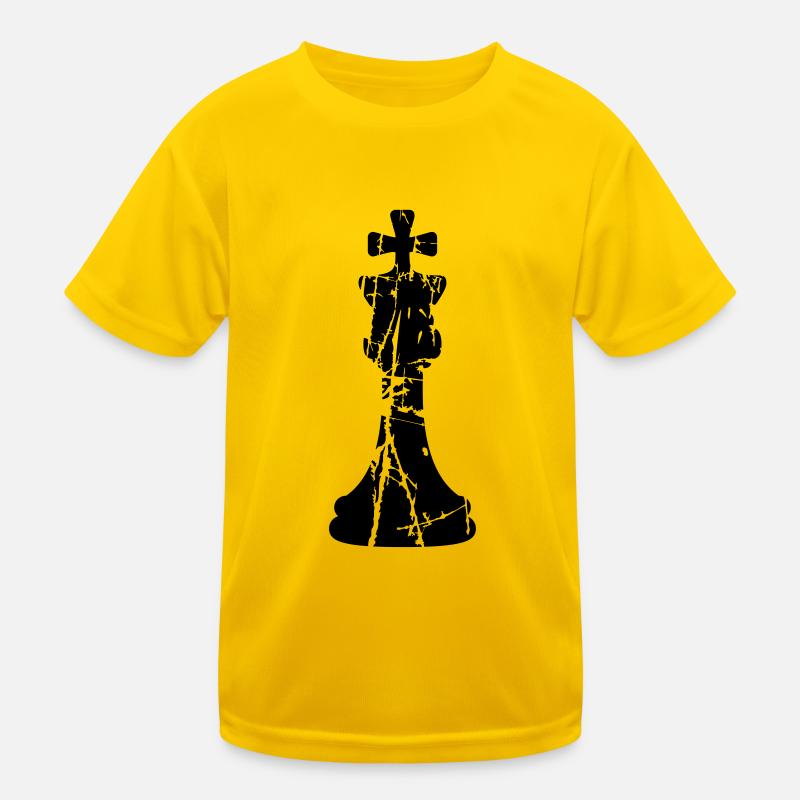 Scratch cracks chess Kids Functional T-Shirt